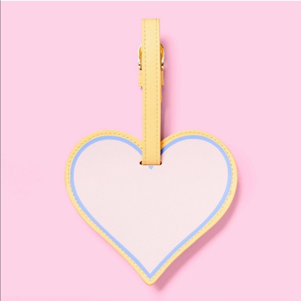 Stoney Clover Lane X Target heart luggage tag